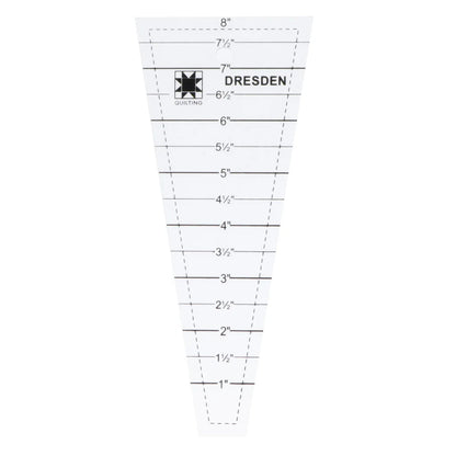 Dresden Ruler Set Quiltura – Precision Acrylic Dresden Ruler – thecraftyculture
