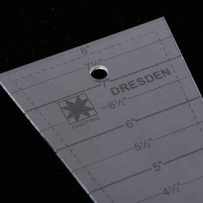 Quiltura – Precision Acrylic Dresden Ruler