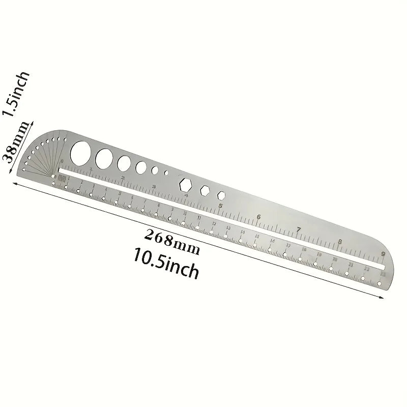 Metraza – Multifunctional Stainless Steel Ruler