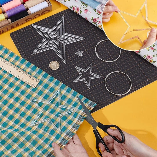 Stellara – 6-Piece Acrylic Quilting Template Set