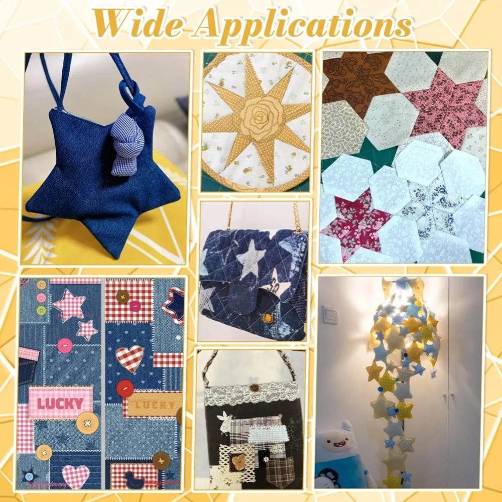 Stellara – 6-Piece Acrylic Quilting Template Set