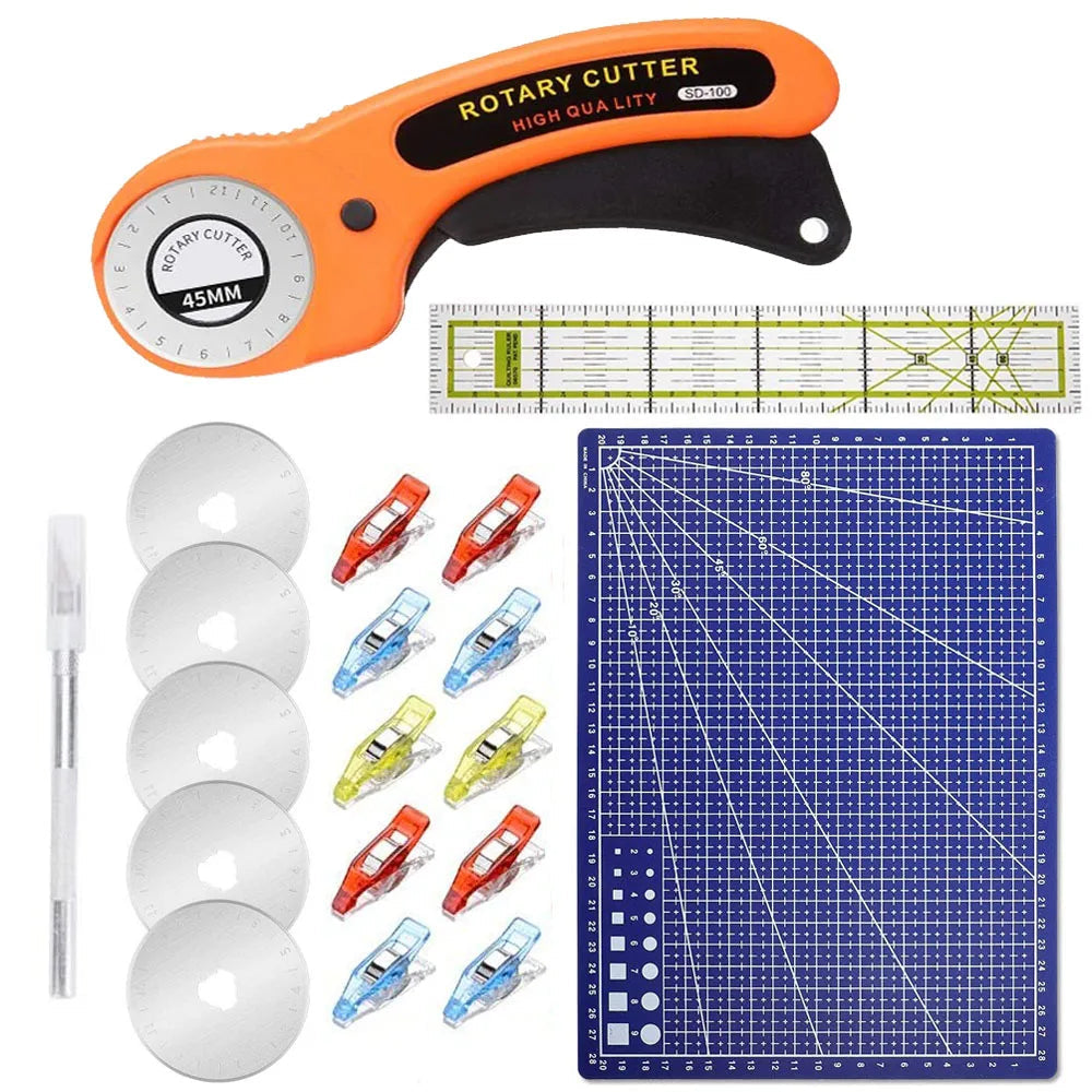 Cutvera – 15-Piece Rotary Cutter Kit
