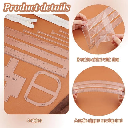 Boxura – 4-Piece Bag Making Template Set