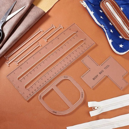 Boxura – 4-Piece Bag Making Template Set