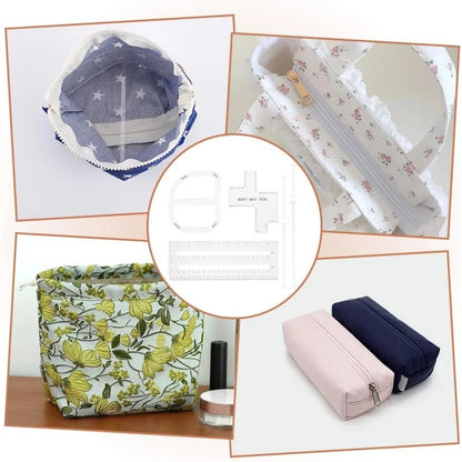 Boxura – 4-Piece Bag Making Template Set