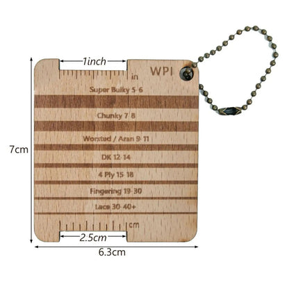 Knitiva – Knitting Gauge Ruler Set