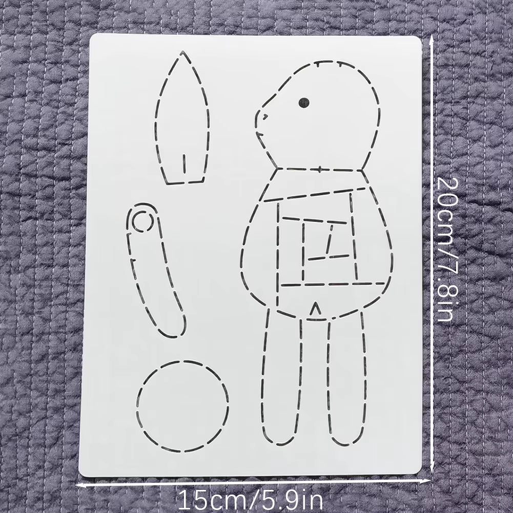 Furriva – Cute Animals Patchwork Pet Template Set