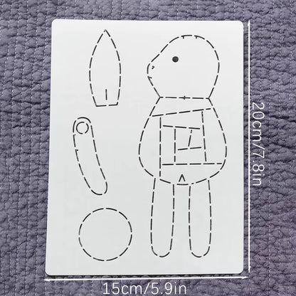 Furriva – Cute Animals Patchwork Pet Template Set