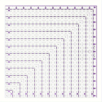 Quadriva – Transparent Quilted Square Template Set