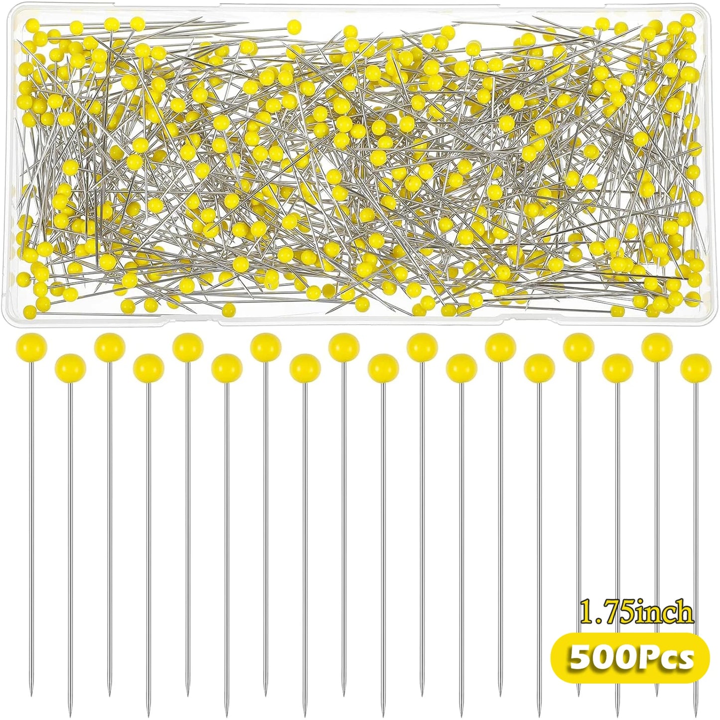 Pinvara – 500 PCS Stainless Steel Sewing Pins Set