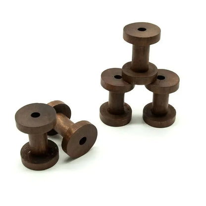 Reelora – 6Pcs Vintage Wooden Spools Organizer Kit