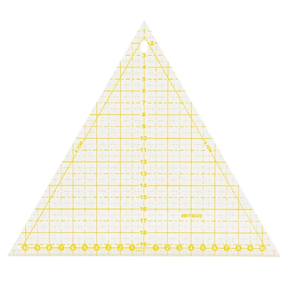 Triquora – Large Triangle Quilting & Sewing Ruler