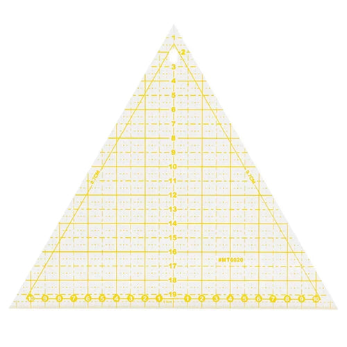 Triquora – Large Triangle Quilting & Sewing Ruler