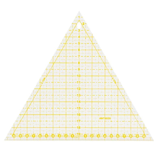Triquora – Large Triangle Quilting & Sewing Ruler