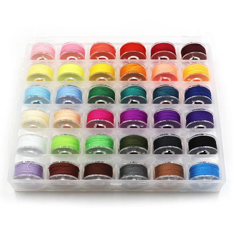 Threadova – 36-Color Polyester Sewing Thread Set