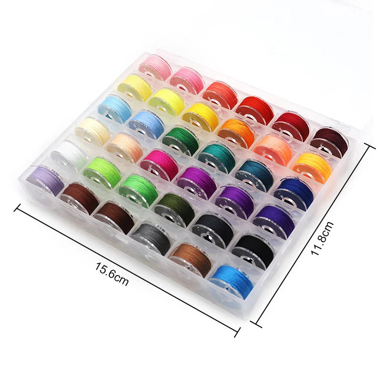 Threadova – 36-Color Polyester Sewing Thread Set