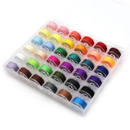 Threadova – 36-Color Polyester Sewing Thread Set