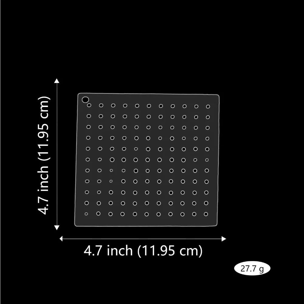 PatternPulse – Acrylic Sashiko Embroidery Stencil