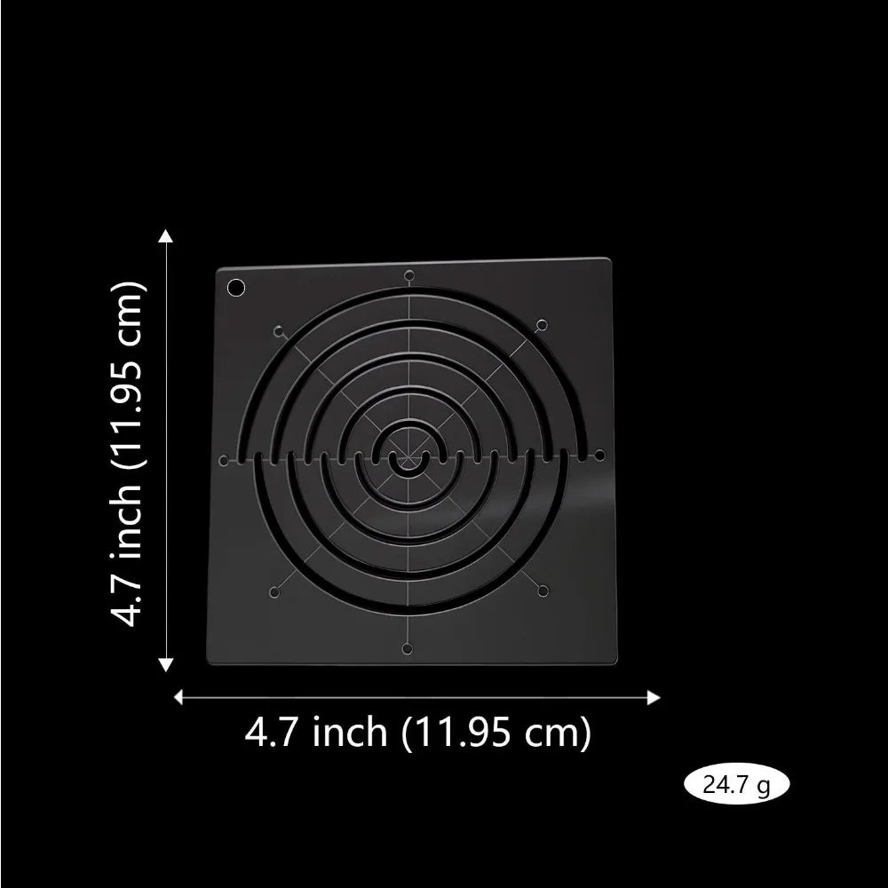PatternPulse – Acrylic Sashiko Embroidery Stencil