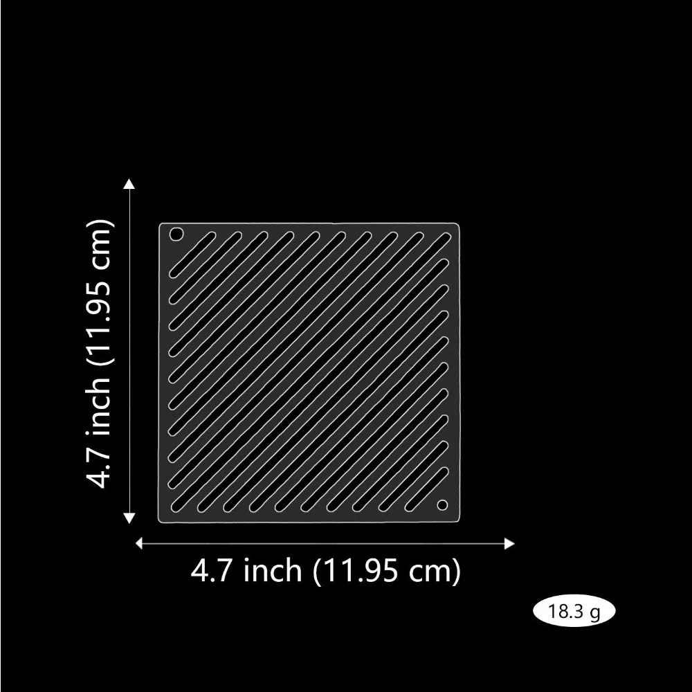 PatternPulse – Acrylic Sashiko Embroidery Stencil