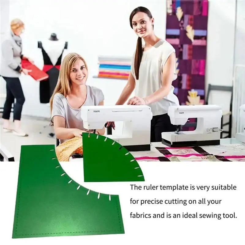CurCraft – Free Motion Quilting Ruler Template Set