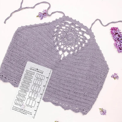 KnitCheck – Knitting & Crochet Gauge Ruler.