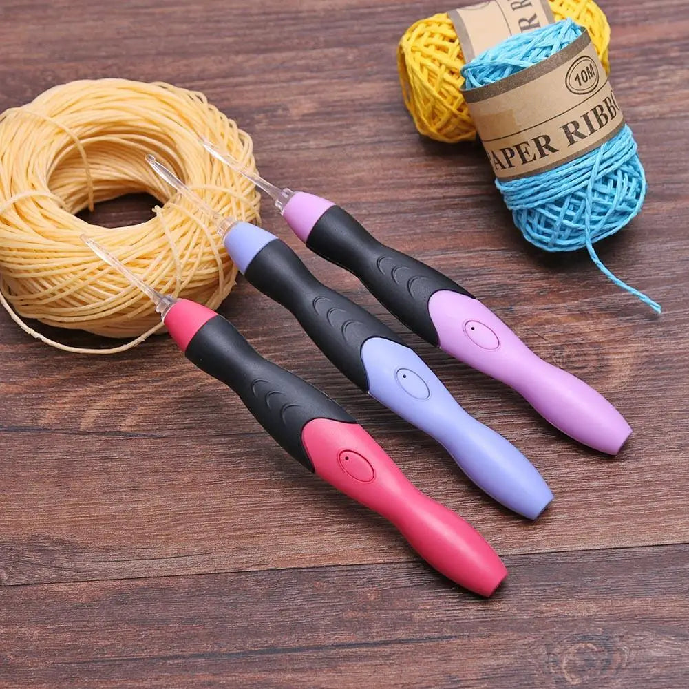 GlowStitch – 9-in-1 LED Light-Up Crochet Hook Kit