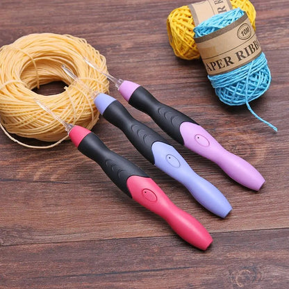 GlowStitch – 9-in-1 LED Light-Up Crochet Hook Kit