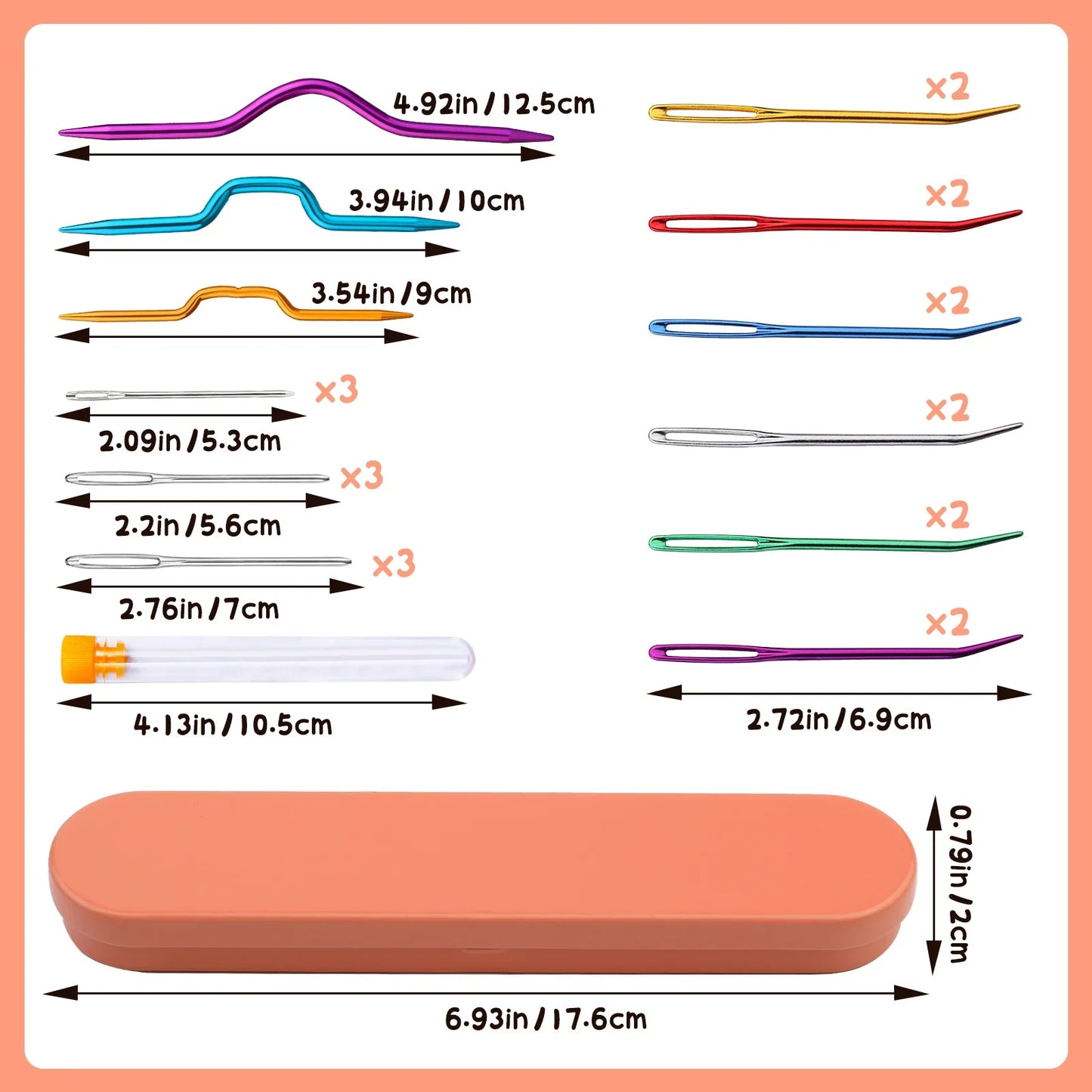 YarnPro – Professional Crochet & Needle Kit with Storage Box