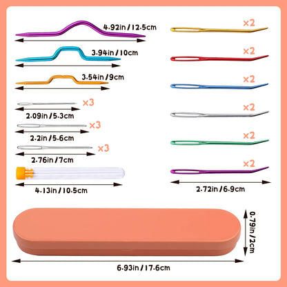 YarnPro – Professional Crochet & Needle Kit with Storage Box