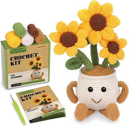 BloomLoop – Sunflower & Tulip Crochet Starter Kit