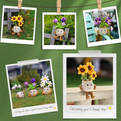 BloomLoop – Sunflower & Tulip Crochet Starter Kit