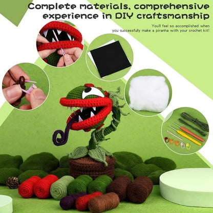 PetalWeave – DIY Flower Crochet Material Kit