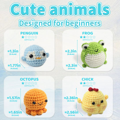 CritterCraft – Beginner Animal Crochet Starter Set