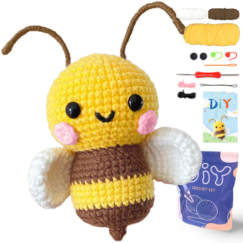 HoneyLoop – Beginner Bee-Themed DIY Crochet Kit