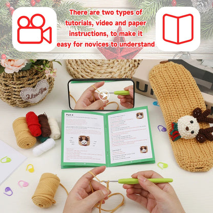 FestiveSip – Christmas Cup Cover Crochet Kit