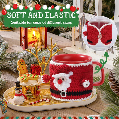 FestiveSip – Christmas Cup Cover Crochet Kit