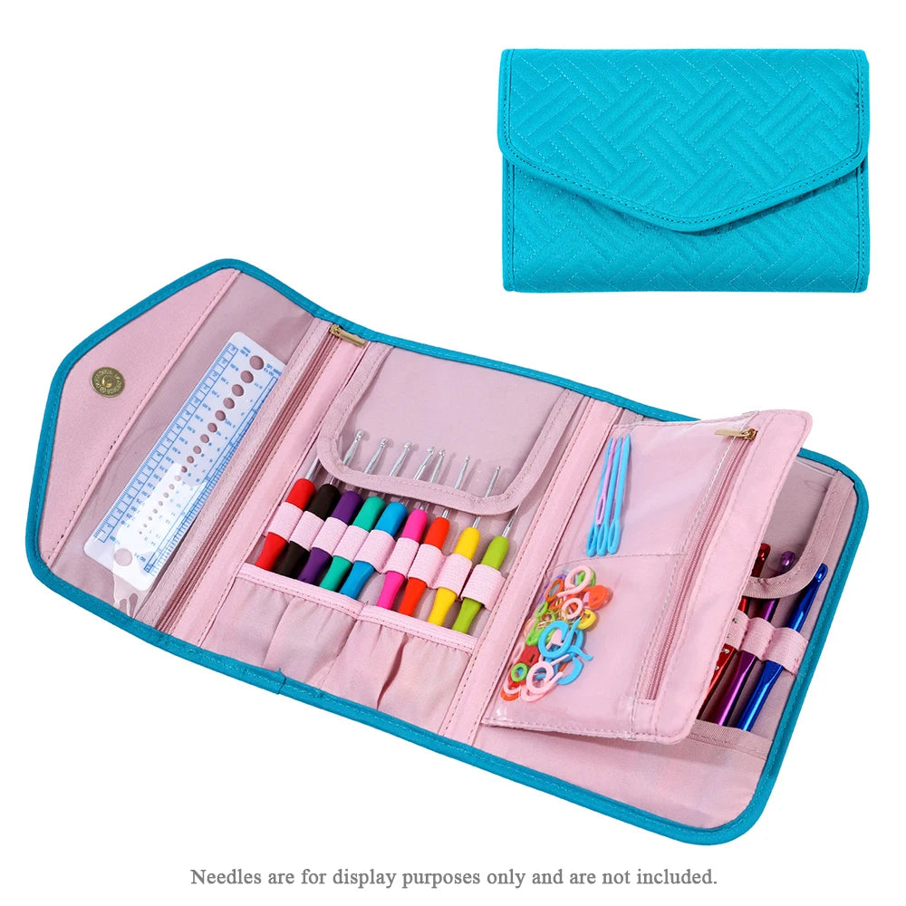 HookNest – Foldable Crochet Hook Storage Case