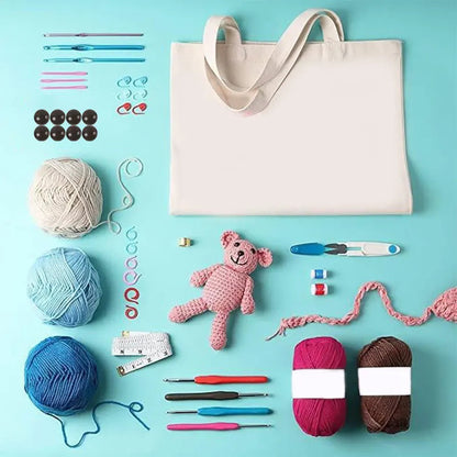 StitchCarry – Beginner Crochet &amp; Knitting Starter Set