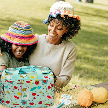 YarnHarbor – Knitting & Crochet Storage Tote Organizer