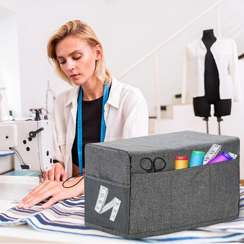 StitchGuard – Waterproof Sewing Machine Dust Cover with Pockets