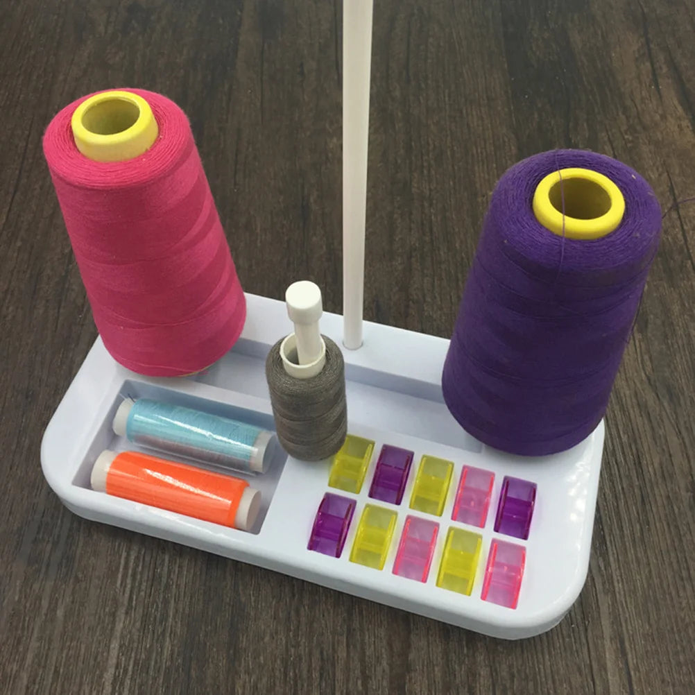 ThreadArc – Metallic 3-Spool Sewing Machine Thread Stand