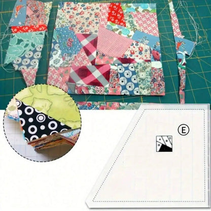 QuiltFora – 5-Piece Acrylic Quilting Template Set