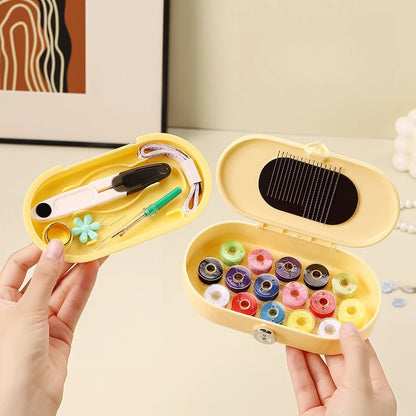 NeedleBloom – Magnetic Household Sewing Kit Storage Box