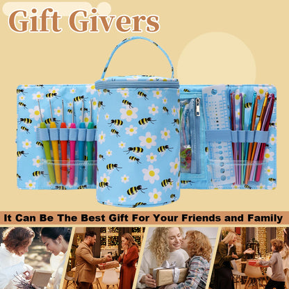 YarnRoam – Portable Crochet & Knitting Storage Bag