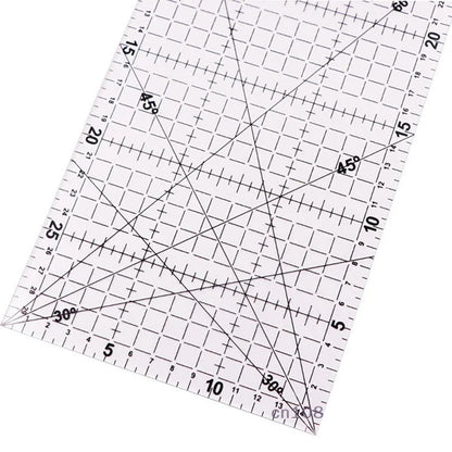 PatchLine – 30×15 cm Transparent Acrylic Quilting Ruler