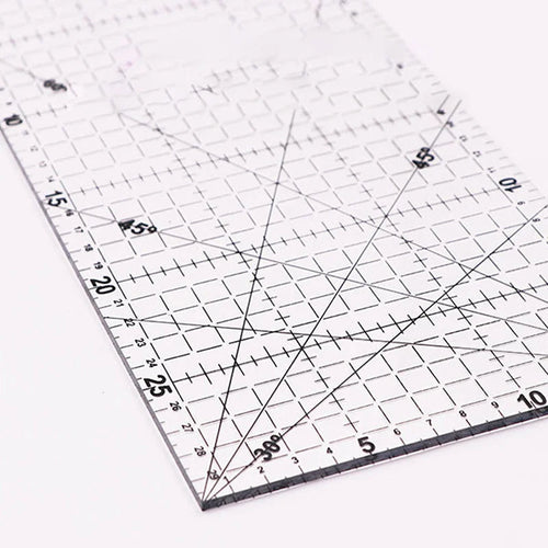 PatchLine – 30×15 cm Transparent Acrylic Quilting Ruler