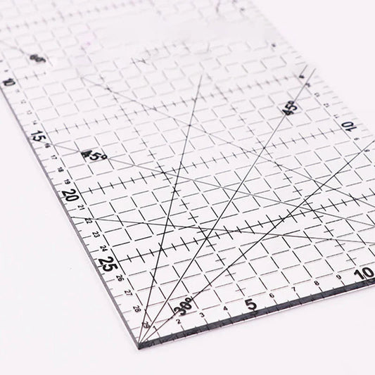 PatchLine – 30×15 cm Transparent Acrylic Quilting Ruler