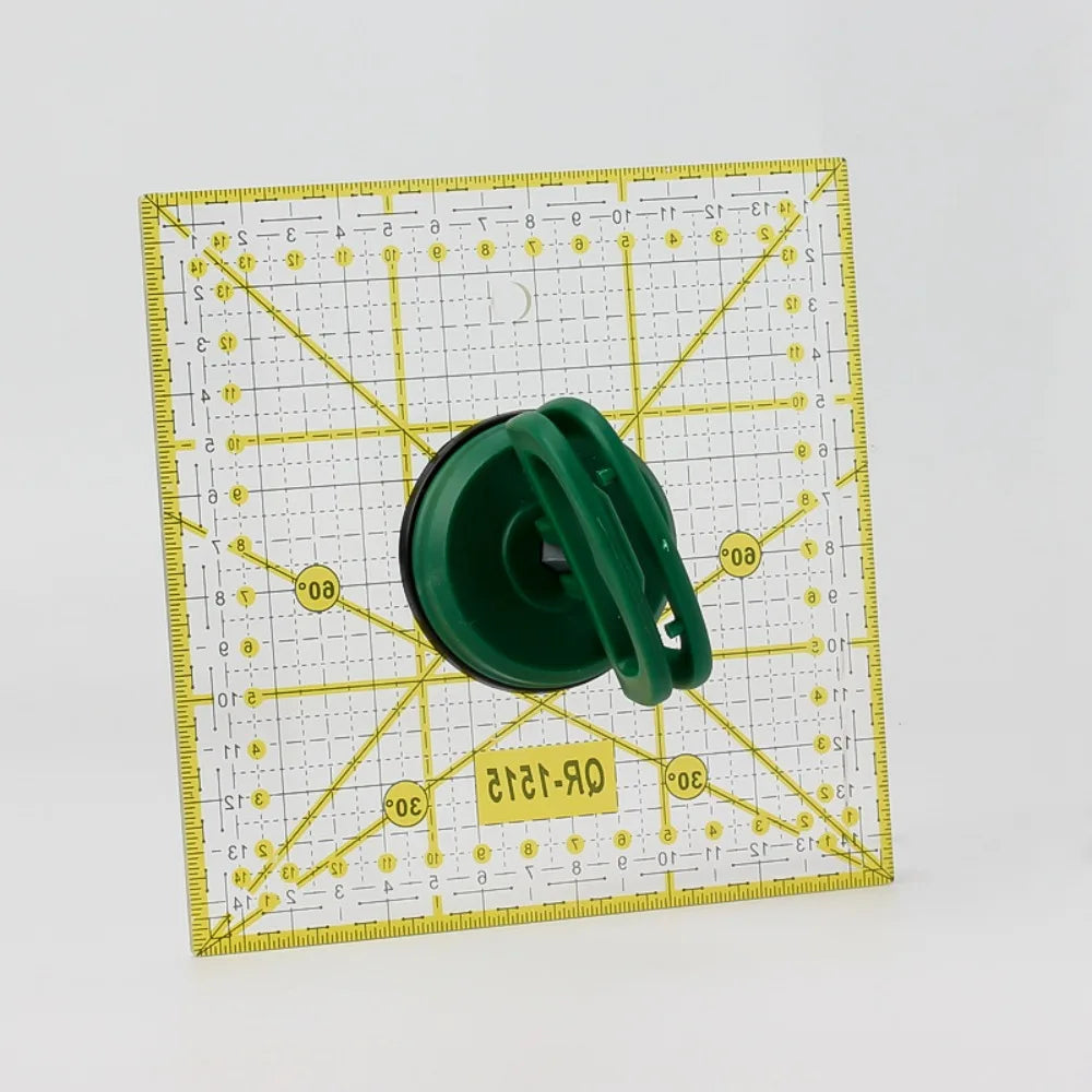 GripLock – Colorful Suction Cup Ruler Handle for Quilting & Sewing