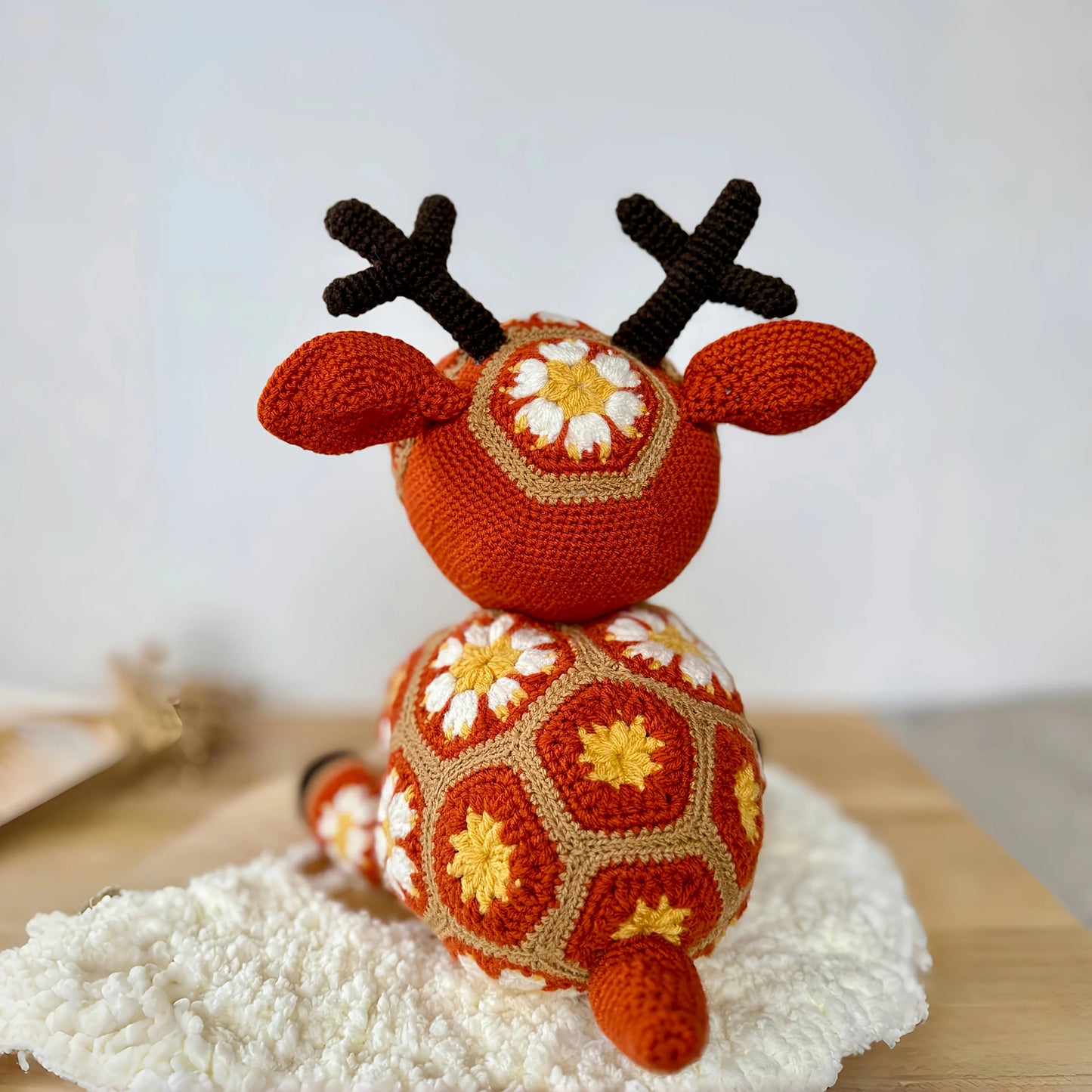 YarnBloom – Floral Reindeer Crochet DIY Kit